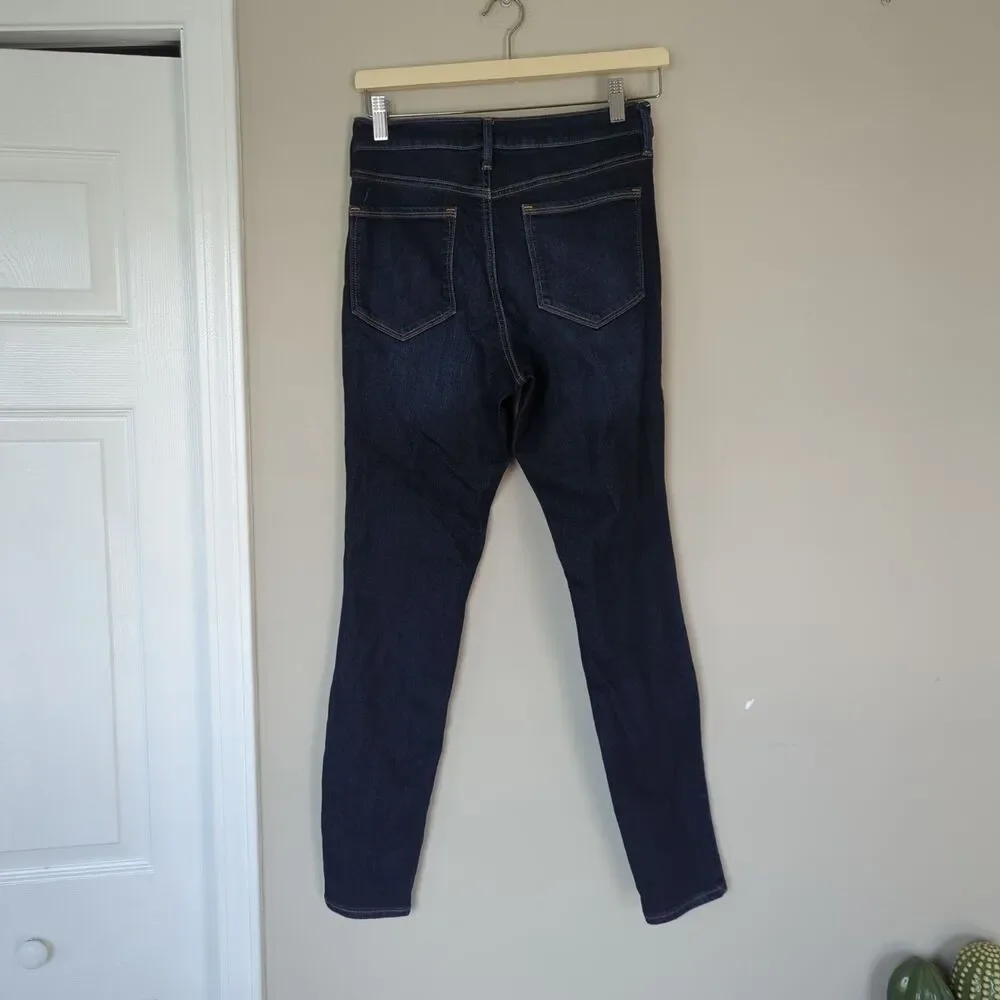 Athleta Sculptek Ultra Skinny Jeans Size 6 Stretch Mid Rise